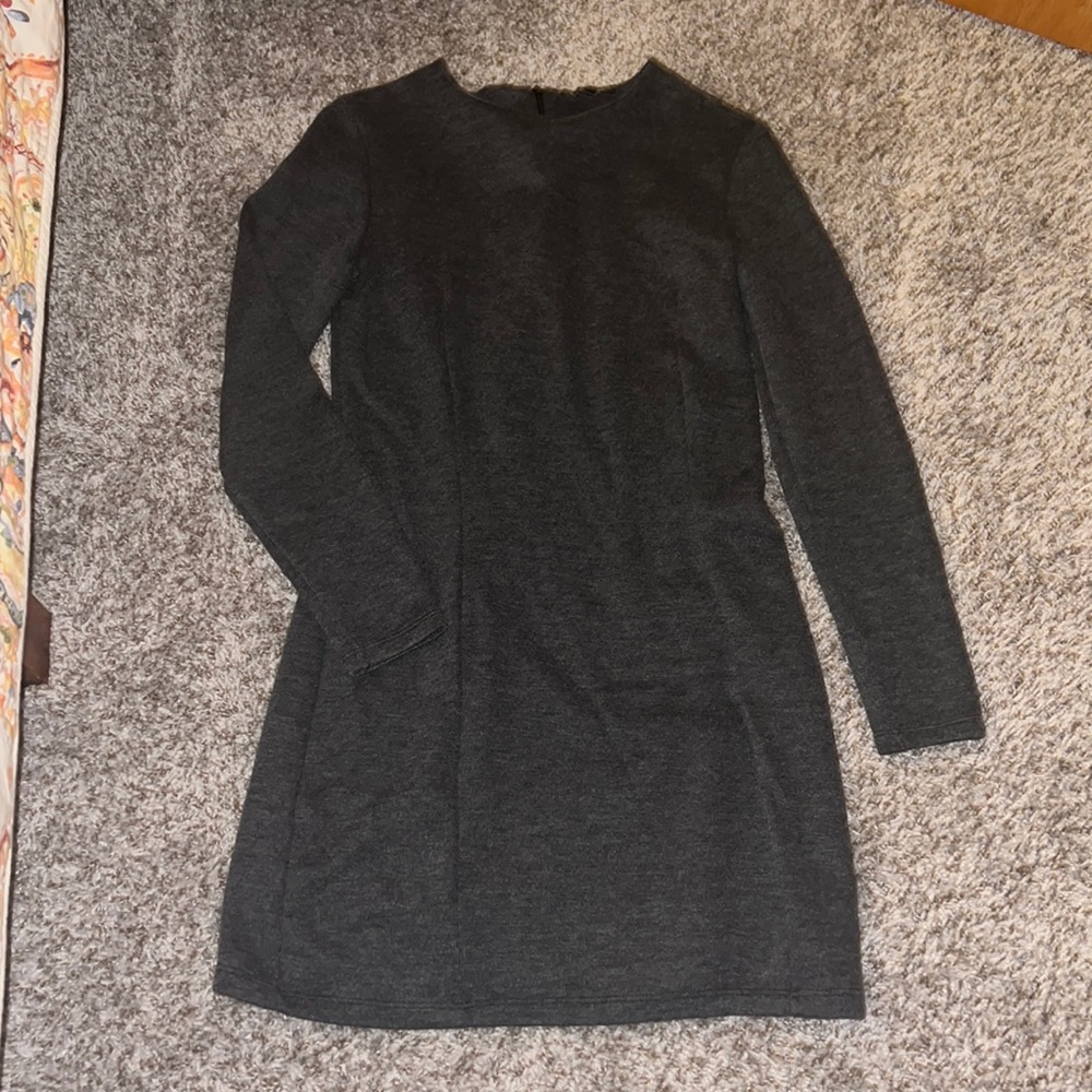 Zara Grey Small Sweater Dress